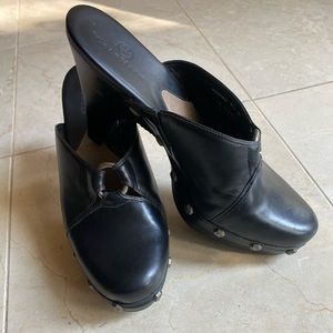 Cole Haan heeled mule